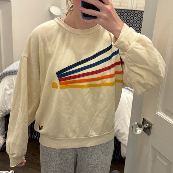 Aviator Nation Rainbow Crewneck - Picture 4 of 5